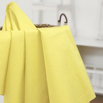 코하스아이디 캐쥬얼 30수 스판 패브릭원단, 옐로우