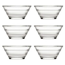 글라스몰 Triple Small Bowl 6개 세트, 1세트