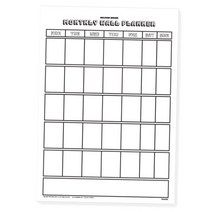 왈가닥스 볼디즘 월플래너 A4 패드, 블랙