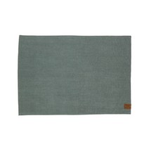 보웰 빈티지 코튼 테이블매트, 피콕그린, 46 x 33 cm
