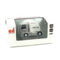 WELLY 1/100 MAN TGX 16GB USB 메모리 자동차 다이캐스트 WE002565SI, 혼합 색상