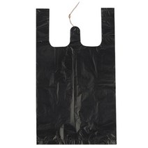 보따리 손잡이마트봉투 5호 검정 0.016 x 34 x 56 mm 200p, 1개