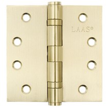 라스 황동 도어경첩 골드유광 4.5 x 4 인치, 1개