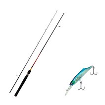 아피스 배스 루어낚시대 S662ML + 다미끼 쏘킬 하드베이트, 낚시대(파이어스톰), 하드베이트(226H GHOST)