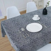비케이 코튼 테이블보 북유럽 정원 느낌, 23, 140 x 160 cm