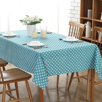 이코디 하트 체리쉬 테이블 보, 스카이, 140 x 180 cm