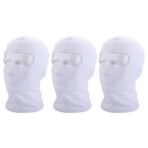 블럭마트 오토바이 쿨마스크, 화이트, 3개입