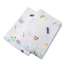 베이비베어 사각 천기저귀, 비행기기차, 2개입