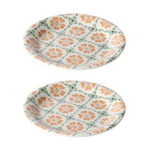 디어리빙 북유럽포터리B 접시 12cm 오렌지, 2개입, 단품