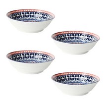 디어리빙 북유럽포터리B 볼 13.3cm, 블루, 4개입