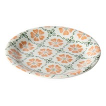 디어리빙 북유럽포터리B 접시, 오렌지, 1개