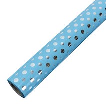 포포팬시 더블도트 비닐증착포장지 중, 블루, 1개