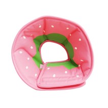 알럽펫 반려견 상처 방지 코튼 고깔 커버 딸기 S, 1개