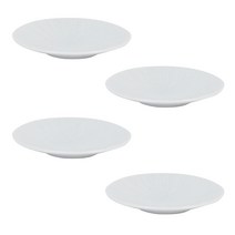 디어리빙 화이트라인 접시 13cm, 4개입, 접시 4p