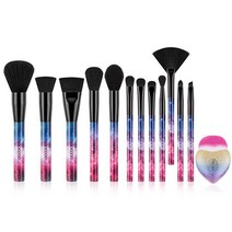 두칼라 갤럭시 뉴하트 메이크업 브러쉬 13p 세트, 혼합 색상, 1세트