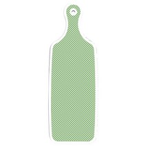 로엠디자인 양면 디자인 서빙 도마 보드 나뭇잎패턴, 초록색체크, 1개