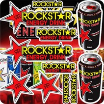 모터스티커 튜닝세트 반사 오토바이스티커, 락스타4, 1개