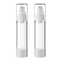 디엠코퍼레이션 DM 뷰티 휴대용 펌프 로션 공병 플랫 진공 100ml, 혼합색상, 2개