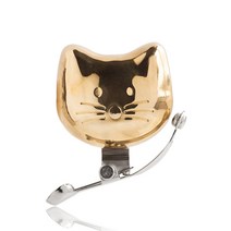 썩유케이 빈티지 황동 자전거벨, 고양이, 1개