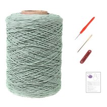 마마니트 동방면사 네트가방 DIY 세트, 312 라이트카키, 1세트