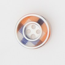HR빅버튼 서울 NO28 단추 13mm, 혼합 색상, 4개입