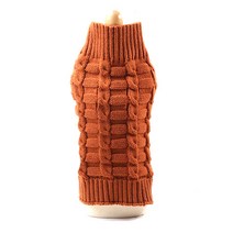 하라시코쿠키 반려견 꽈베기 스웨터 201868, 갈색