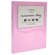 드림산업 마카롱데이 흑지 접착앨범 중, 딸기 솜사탕, 15매