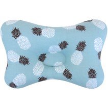 리틀미 면 클린 브리즈 매쉬 유아 짱구베개, 블루파인애플