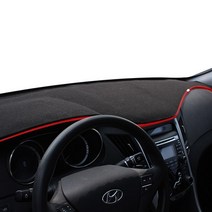 네임드컴퍼니 Origin 전면 논슬립 대쉬보드커버 블랙베이스 레드스티치, 기아, 올뉴K7(HUD 유 센터스피커 무)