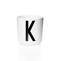 디자인레터스 멜라민 알파벳 컵, K, 1개