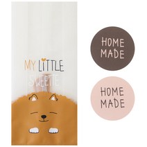 황씨네도시락 멍이M봉투 50p + 스티커 홈메이드 크라 초코 50p, 1세트