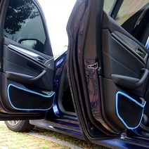 블랙라벨 샤무드 도어커버 블랙 테두리 스카이, 쉐보레, 스파크