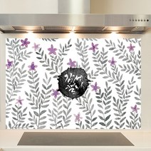 샤이니아트 주방아트보드 꽃잎수채화01, 1개