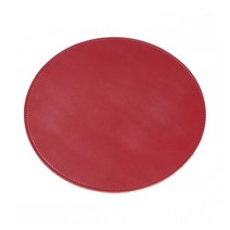 DM 알럽컴 비즈니스 가죽 마우스패드, 레드, 1개