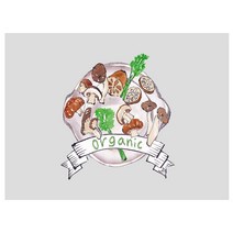 렉스데코 키친아트갤러리 주방아트보드 버섯, 1개