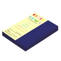 종이문화 뉴씨플레인 양면색상지 A6 No68 청보라, 200개입