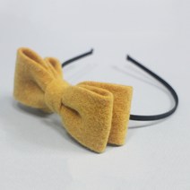 프라임 리본 모직이중리본 머리띠