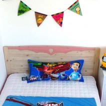 헬로카봇 순면베개, 블루