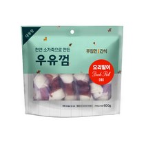 에버플러스 푸짐한 간식 대용량 우유껌 중, 오리말이, 1개