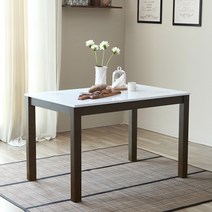 모디디 캔트 하이그로시 4인 테이블, 모카브라운