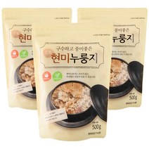태광선식 현미 누룽지, 500g, 3개