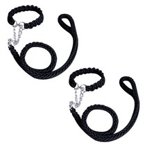 블럭마트 대형견 로프목줄세트 줄두께2cm, 2세트, 색상번호2