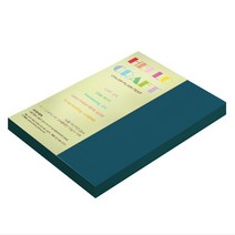 뉴씨플레인 종이문화 양면색상지 No.63 청록, 16절, 140매
