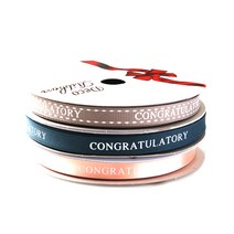 TOCTOC CONGRATULATORY 프린팅 포장리본 세트, NO59, 13.5m