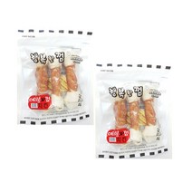 행복한껌 여의봉 중대형견 껌 간식 3p, 치킨, 250g, 2개입