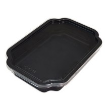 투고팩 무칸도시락 + 뚜껑 블랙 세트 SL-M1, 1개, 30세트
