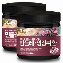 조은약초 프리미엄 민들레엉겅퀴환, 250g, 2개