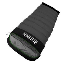 콜럼버스 더블 자이언트 고급형 침낭, 블랙