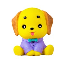 미니띠네 귀여운 강아지 옐로우 저금통, 바이올렛, 1개