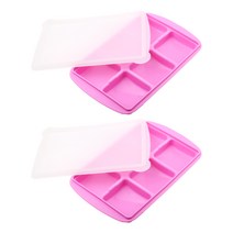 블룸엣홈 실리콘 양념큐브 마늘용기 6구 2p, 핑크